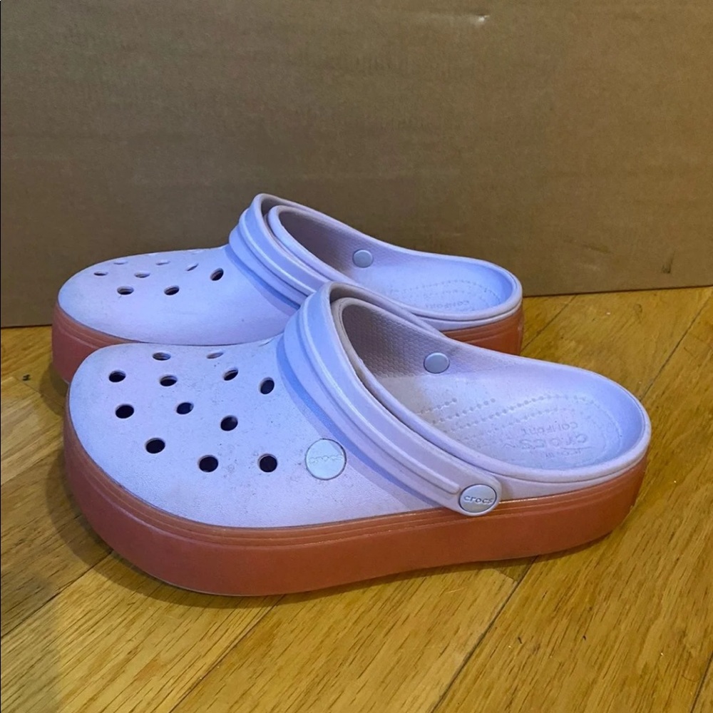 Platform crocs